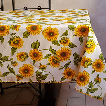 Sunflower Tablecloth Tuscan Tablecloths