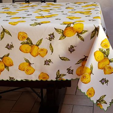 Tablecloth Lemons Tuscan Tablecloths