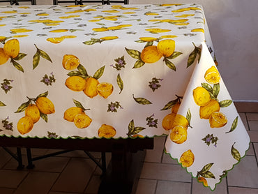 Tablecloth Lemons Tuscan Tablecloths