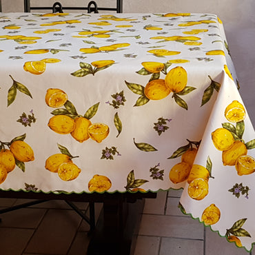 Tablecloth Lemons Tuscan Tablecloths