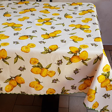 Tablecloth Lemons Tuscan Tablecloths