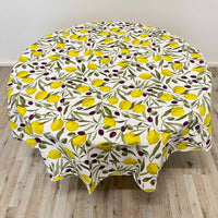Provencal Tablecloth Olives and Lemons
