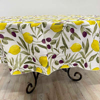 Provencal Tablecloth Olives and Lemons