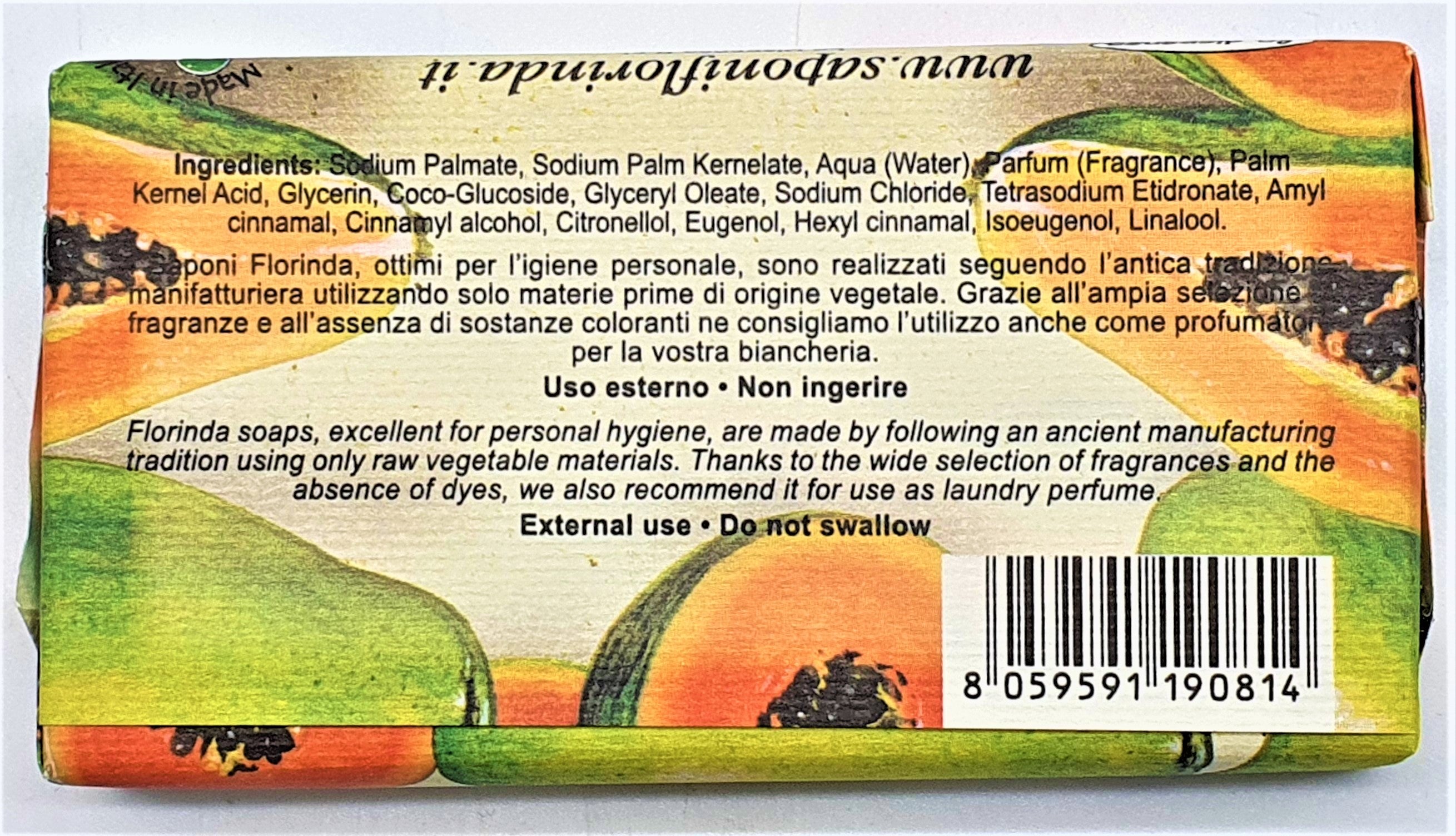 Sapone Vegetale Papaya