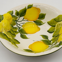 Bolo Ciotola Grande Decoro Limone Rilievo