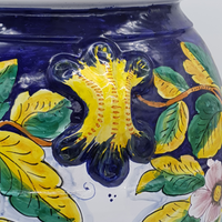 Porta Ombrelli a Forma di Orcio Decoro Limone Gambino