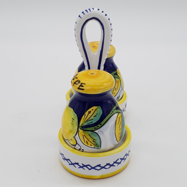 Salt and Pepper Set with Gambino Lemon Decor