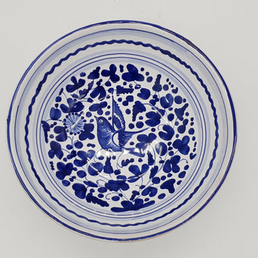 Bowl Blue Arabesque Decor