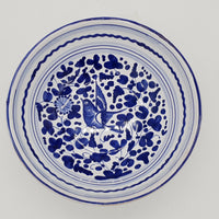 Bowl Blue Arabesque Decor