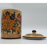 Gubbio jar with lid