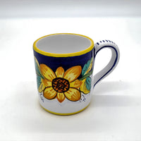Bicchiere/Mug Con Manico Decoro Girasole Gambino