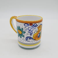 Bicchiere Tazza con Manico Decoro Raffaellesco