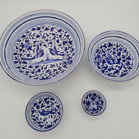 Bowl Blue Arabesque Decor