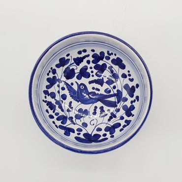 Bowl Blue Arabesque Decor