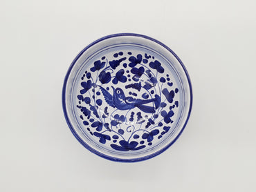 Bowl Blue Arabesque Decor