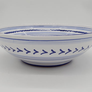 Bowl Blue Arabesque Decor