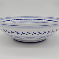 Bowl Blue Arabesque Decor