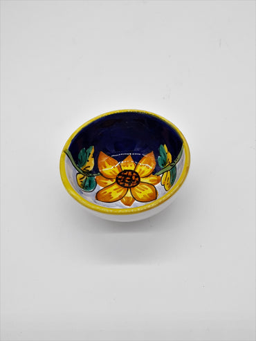 Bowl with Gambino Sunflower Decor