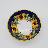 Bowl with Gambino Sunflower Decor