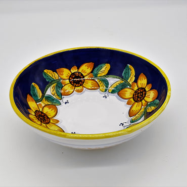 Bowl with Gambino Sunflower Decor