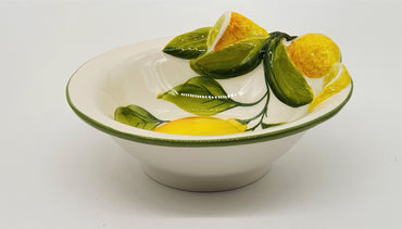 Small Bowl Relief Lemon Decor