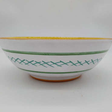 Bowl Olive Bottom Yellow Decor