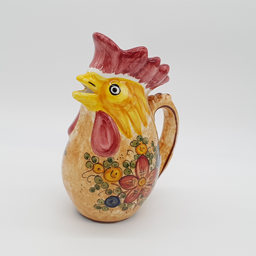 Pitcher in the shape of a Gubbio rooster