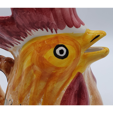 Pitcher in the shape of a Gubbio rooster