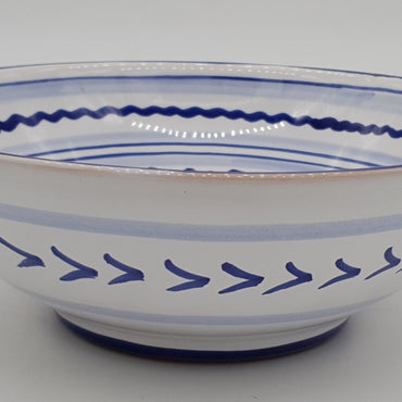 Bowl Blue Arabesque Decor