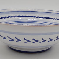 Bowl Blue Arabesque Decor
