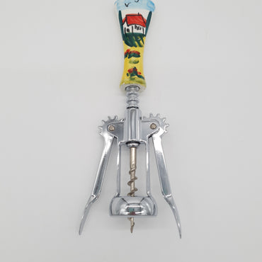 Corkscrew Tuscan Landscape Ceramic Steel