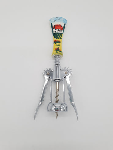 Corkscrew Tuscan Landscape Ceramic Steel