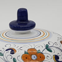 High Tureen With Deruta Decor Handles