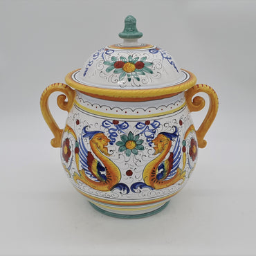 High Tureen With Lid Decorated Raffaellesco