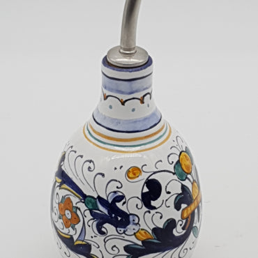 Oil cruet Deruta decoration