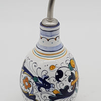 Oil cruet Deruta decoration