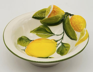 Small Bowl Relief Lemon Decor