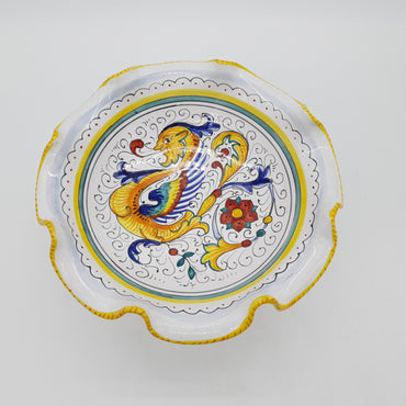 Fruit Bowl With Foot Raffaellesco Decor