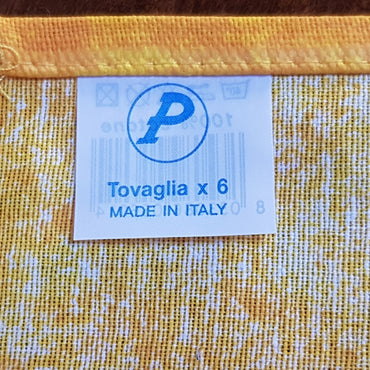 Tovaglia Provenzale Limone Fondo Giallo