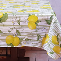 Tovaglia Provenzale Limone Strisce Verdi