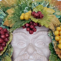 Maschera Bacco cm 40 in Ceramica