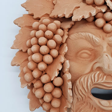 Maschera Bacco Vecchio Grande Terracotta