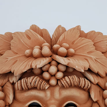 Maschera Bacco Barba Piccolo Terracotta
