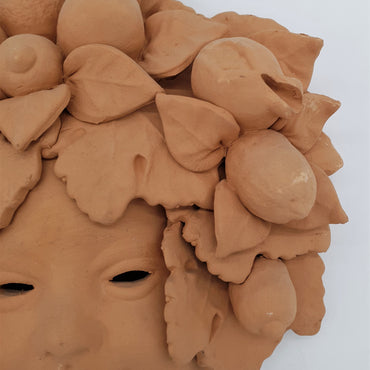 Maschera Bacco Piero Limoni E Melagrane Terracotta