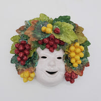 Maschera Uva Piero In Ceramica