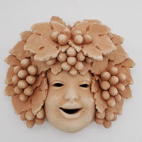 Maschera Bacco Uva Piero Terracotta