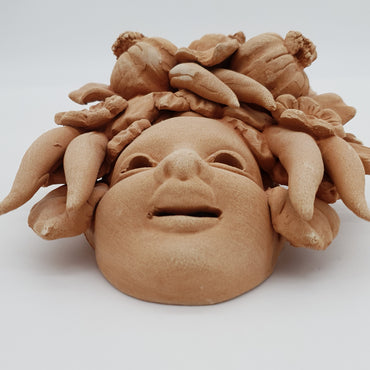 Maschera Torre Aglio Terracotta