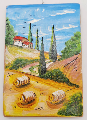 Hay Wheels Tile