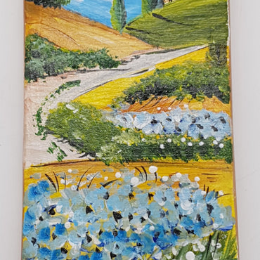 Blue Flowers Tile