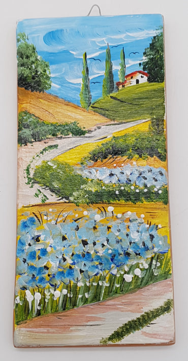 Blue Flowers Tile
